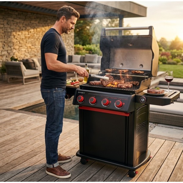 Фото - Гриль газовий Weber Spirit EPX-435R STEALTH (1502151)